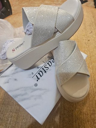 Sandalias Seastar Plataforma Brillantes