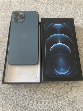 iPhone 12 Pro 128 GB Azul — Perfecto estado
