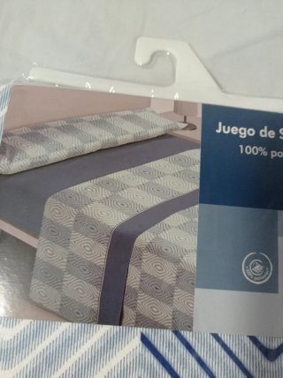 Juego de Sábanas 105cm Poliéster