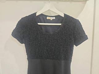 Vestido negro corto