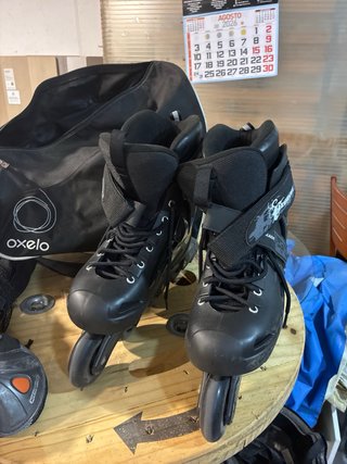 Patines en línea Rollerblade + Casco y proteccione