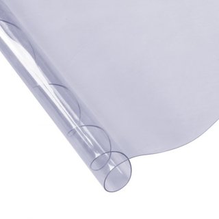 Protector de Mesa Transparente, Cubierta de Mesa Redonda de 48 pulgadas/1230 mm, Mantel de Plástico PVC de 1.5 mm de Grosor, Protector de Escritorio Impermeable para Escritorio, Mesa de Café, Mesa...