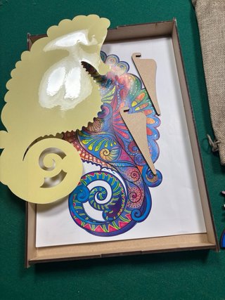 Puzzle Madera Caballito de Mar Aniwood