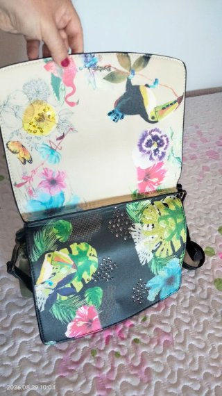 Bolso Desigual estampado tropical