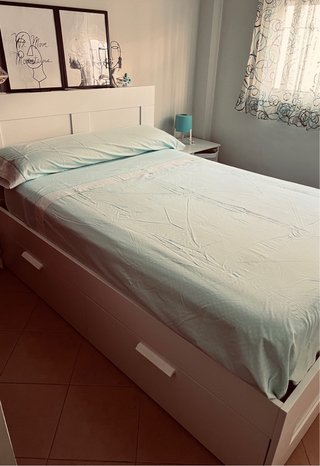 Cama BRIMNES ikea + cabecero
