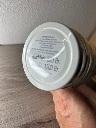 Barattolo vuoto liquore prugne Fabbri
