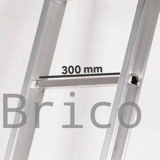 Escalera Telescópica Aluminio 3+3 Peldaños Teleflex
