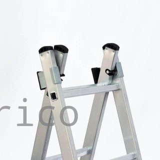 Escalera Aluminio 2X8 - 2,32+2,32 M - 52x25mm