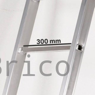 Escalera Telescópica Aluminio 3+3 Peldaños Teleflex