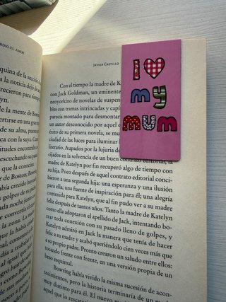 Punto de libro “I love my mum”
