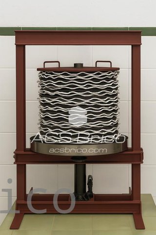 Prensa Hidráulica Completa Artesanal 45-55 Kilos/hora