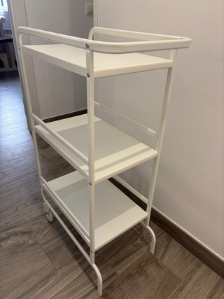 Carrito Auxiliar Cocina Blanco