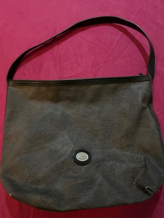 Borsa The Bridge in pelle marrone