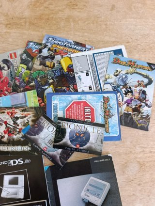Lote manuales nintendo Gameboy Snes Ds lego bionic