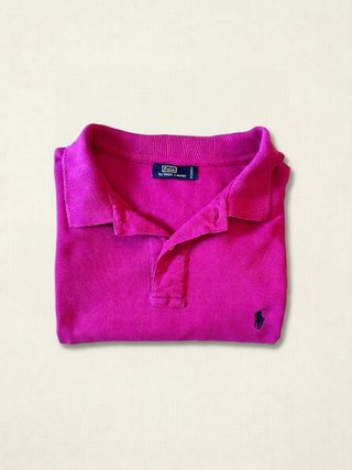 Polo Ralph Lauren Fucsia Talla L Hombre