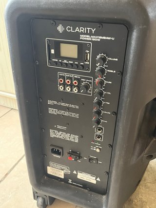 Altavoz Bluetooth Clarity Negro