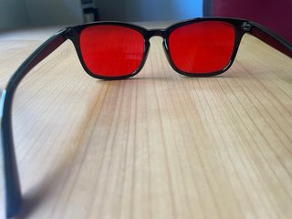 Gafas luz roja