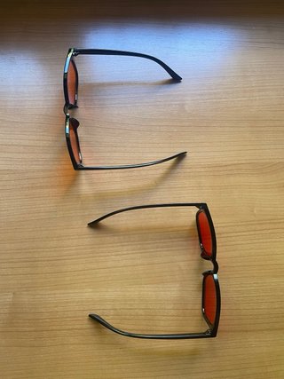 Gafas luz roja