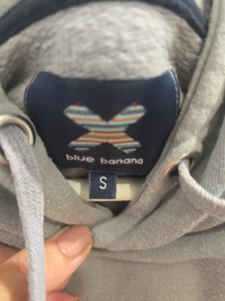 Sudadera blue banana con capucha