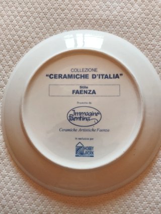 Set 3 Piatti Decorativi Le Ceramiche d'Italia