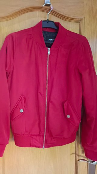 Chaqueta Bomber Roja