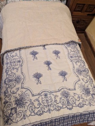 Lote 2 colchas edredón cama 90