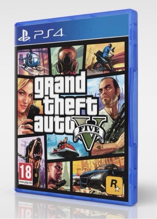 Gta V PS4 (Grand Theft Auto V) Carátula