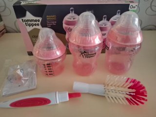Pack 3 Biberones Tommee Tippee Rosa