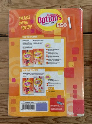 Libro y cuadernillo ingles 1 eso