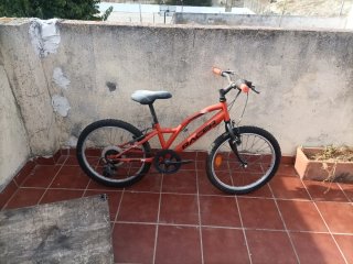 Bicicleta infantil Racer naranja