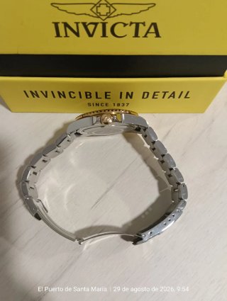 Reloj Invicta Azul y Dorado