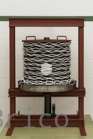 Prensa Hidráulica Completa Artesanal 110-130 Kilos/hora