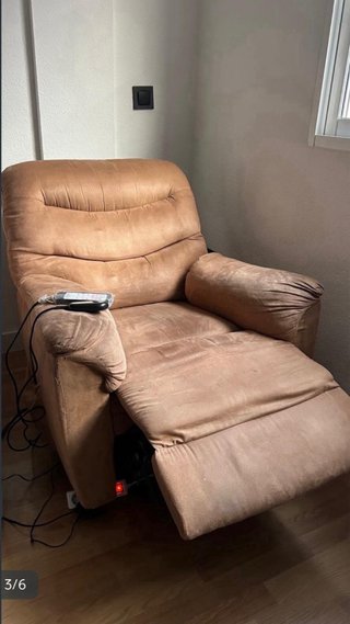 Sillón de masajes marrón