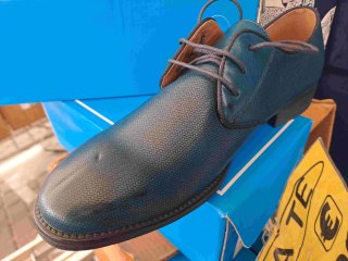 Scarpe uomo eleganti blu taglia 42