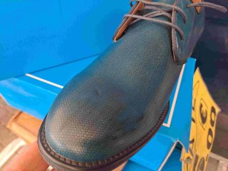 Scarpe uomo eleganti blu taglia 42