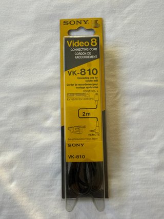 Cable Sony VK-810 Video 8 Control L