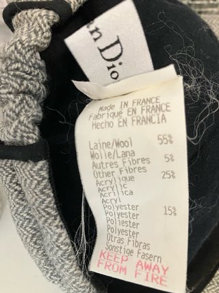 Cappellino Dior Bambina Grigio