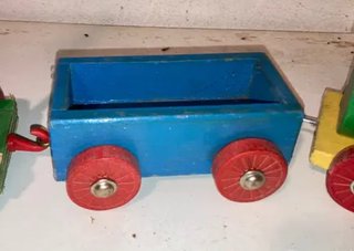 Trenino in Legno Heros Vintage Made in W. Germany