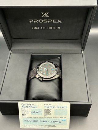 Seiko Prospex Black Series "Night Vision" SRPH99K1