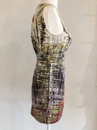 Vestido estampado multicolor