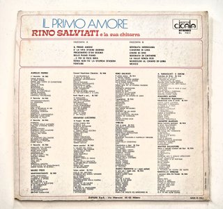 Il Primo Amore - Rino Salviati LP Vinile
