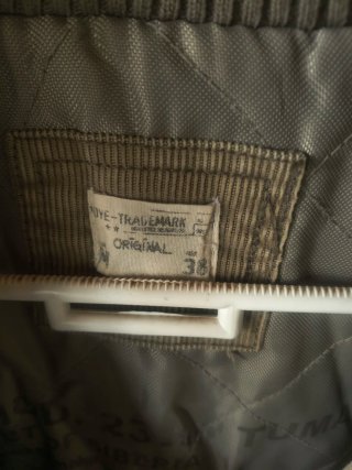 Parka de pana color camel