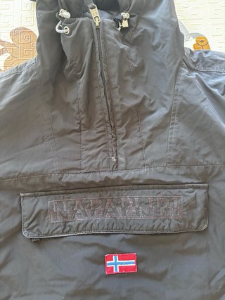 Anorak Napapijri Negro Mujer Talla L