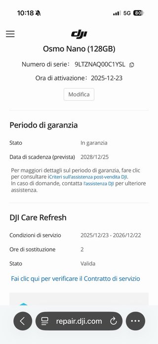 DJI Osmo Nano 128 GB