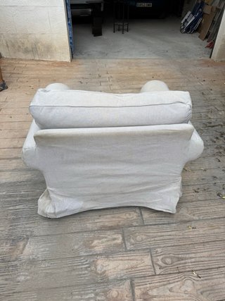 Poltrona IKEA EKTORP beige sfoderabile