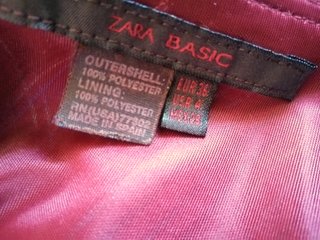 Falda Zara Morada Talla S/M