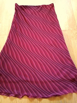 Falda Zara Morada Talla S/M