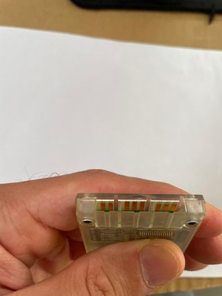 Memory Card Sony PS1 Originale SCPH-1190 Clear Tra