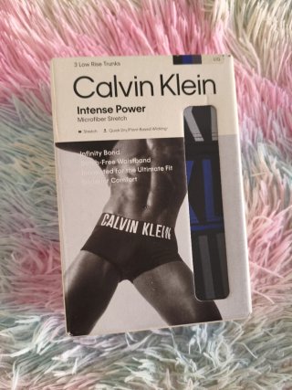 3 Calzoncillos Calvin Klein Microfibra Talla L