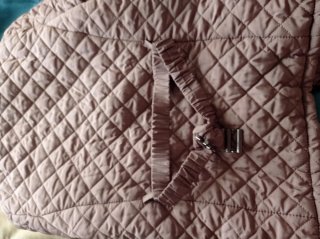 Chaqueta acolchada moderna beige